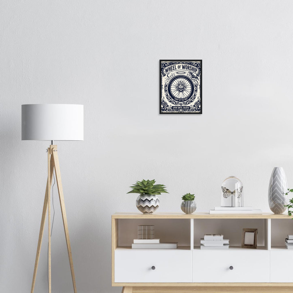 Wheel Of Worship Framed Print | Mountain Bike Wall Art - view 7