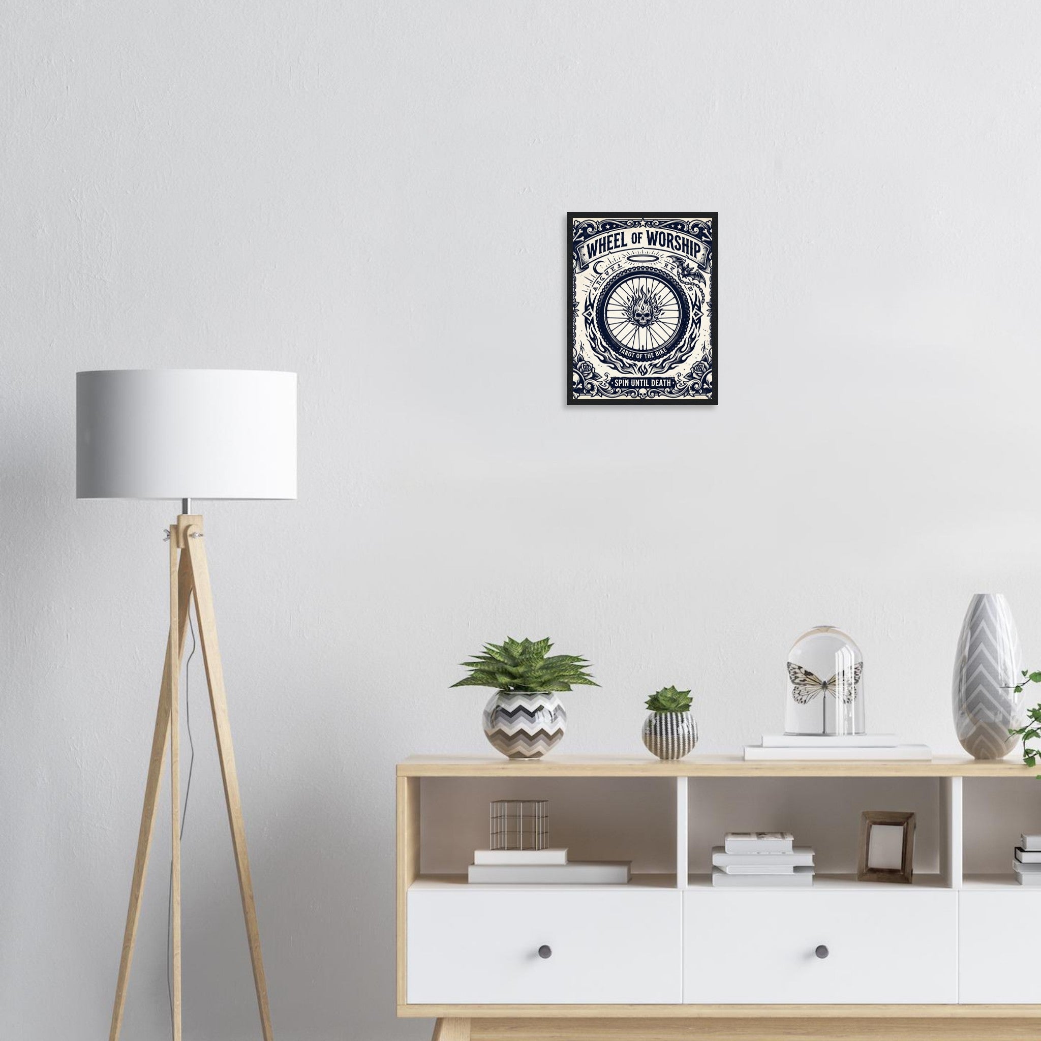 Wheel Of Worship Framed Print | Mountain Bike Wall Art - view 7