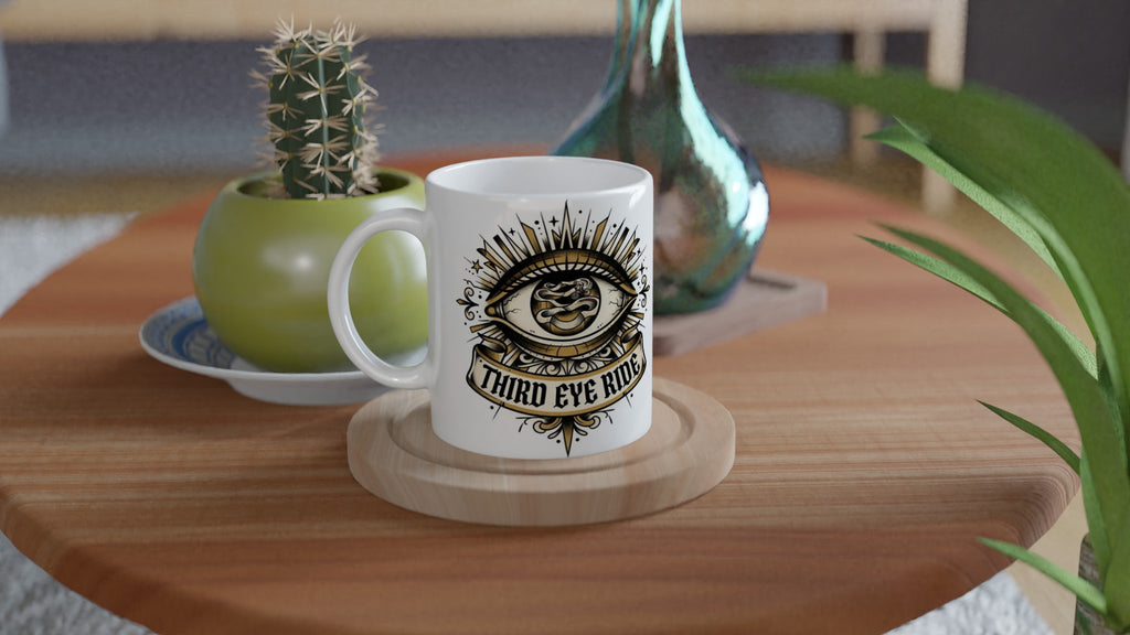Third Eye Ride MTB Mug | Mountain Biker Coffee Mug - view 4