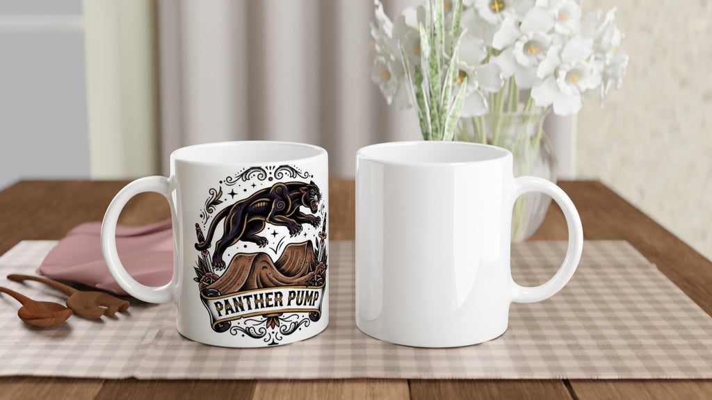 Panther Pump MTB Mug | Mountain Biker Coffee Mug - view 5
