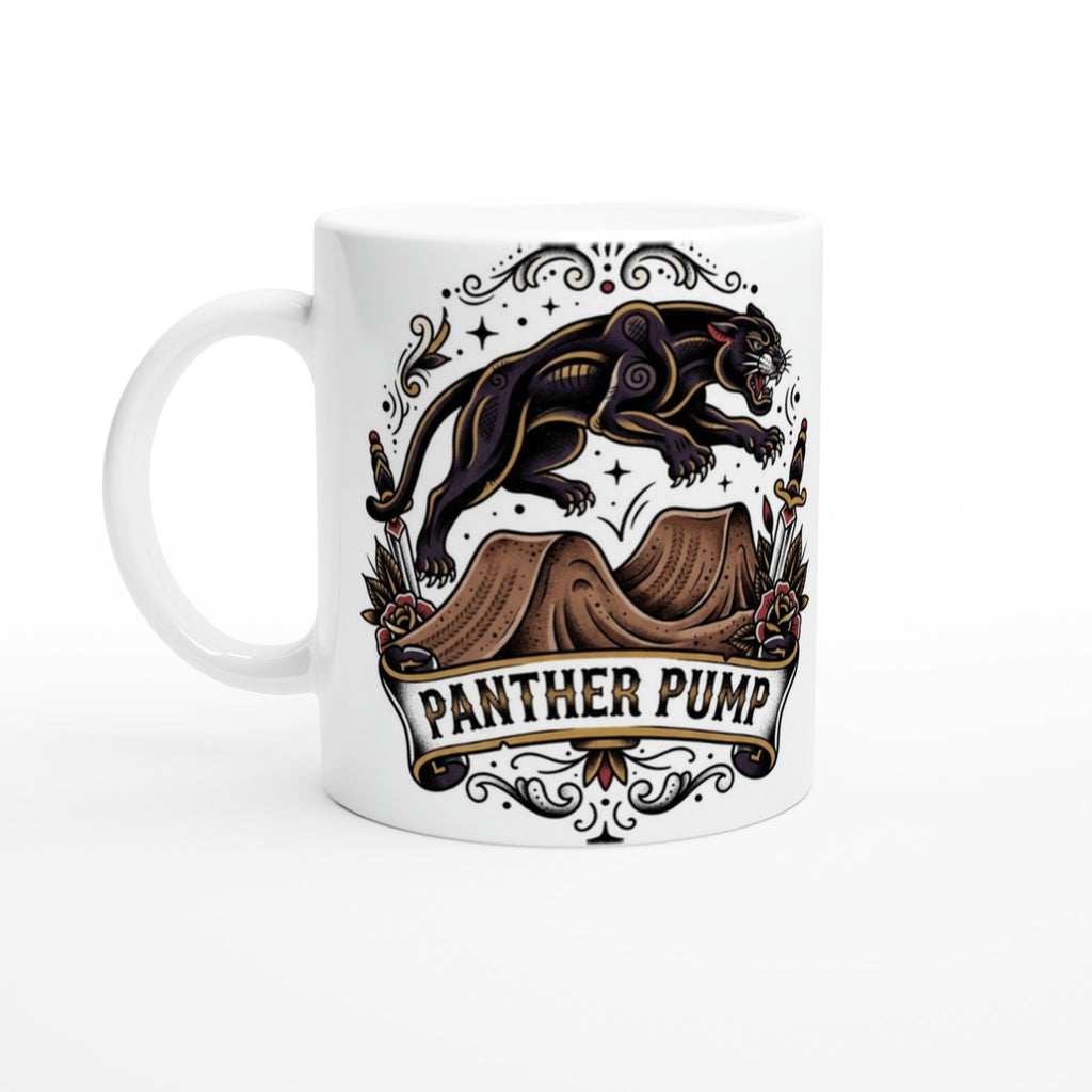 Panther Pump MTB Mug | Mountain Biker Coffee Mug