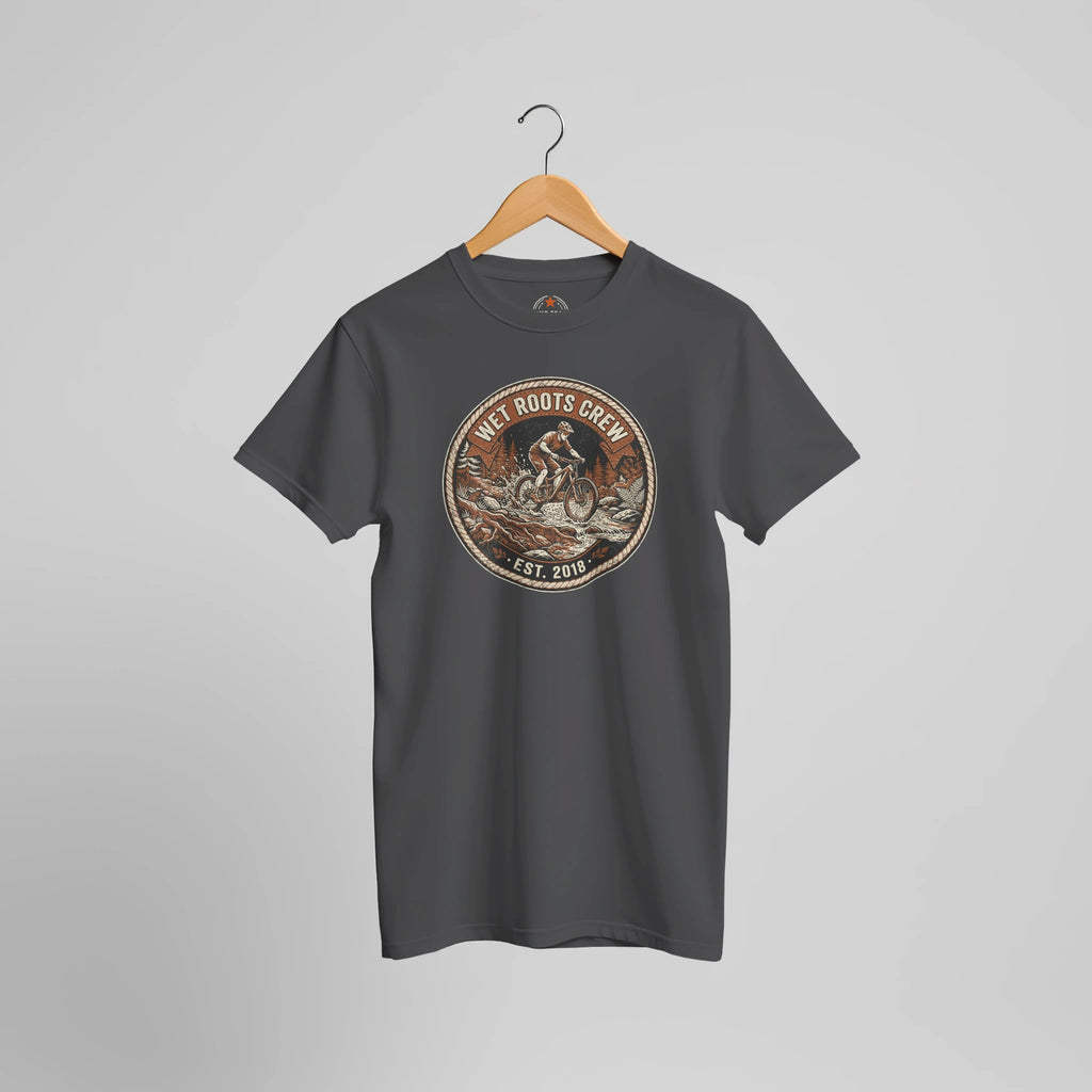 Wet Roots Crew Muddy MTB T-Shirt | Mountain Bike Graphic Tee - view 2