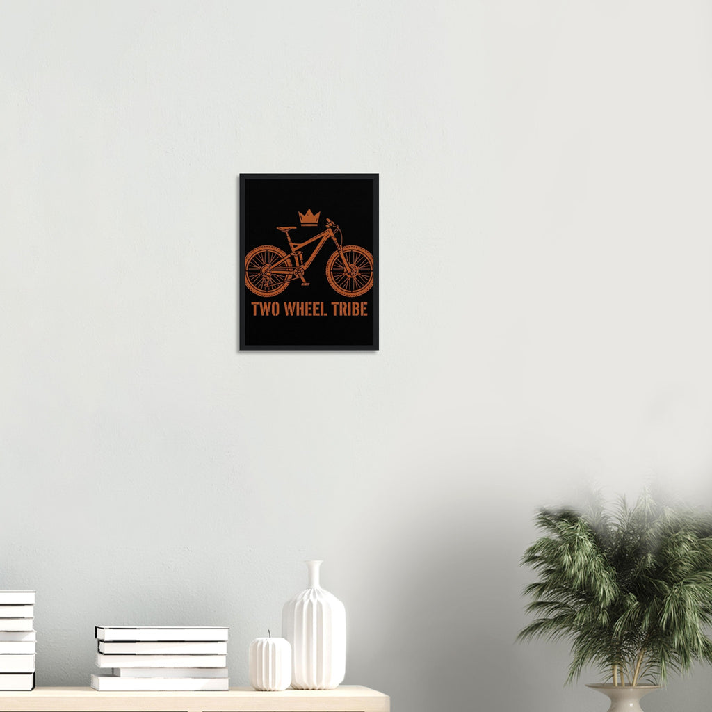 Two Wheel Tribe Framed Print | Mountain Bike Wall Art - view 6