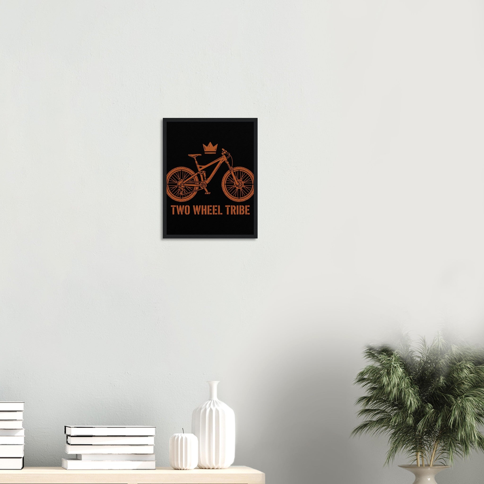 Two Wheel Tribe Framed Print | Mountain Bike Wall Art - view 6