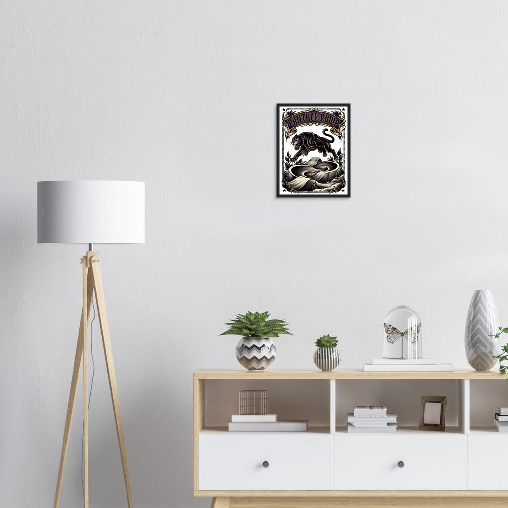 Panther Pump Framed Framed Print | Mountain Bike Wall Art - view 7
