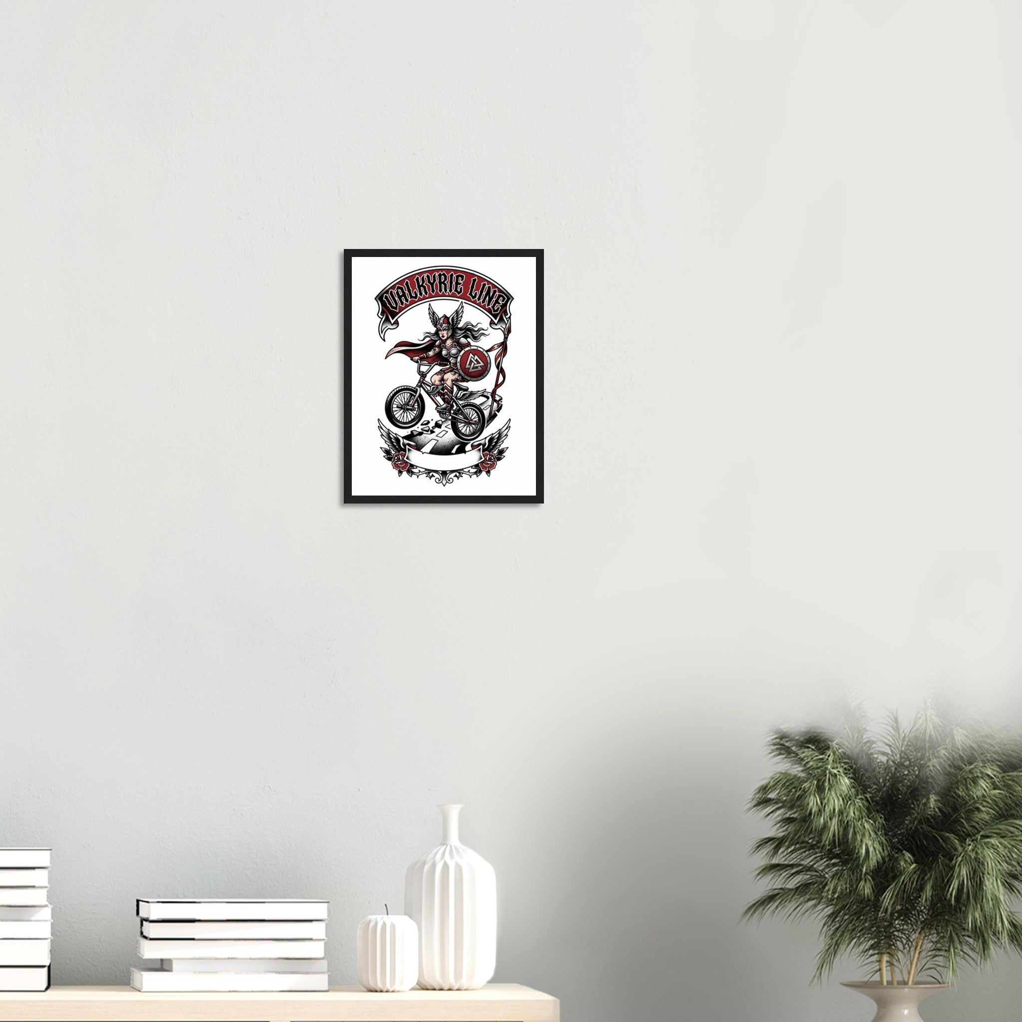 Valkyrie Line Framed Print | Mountain Bike Wall Art - view 6