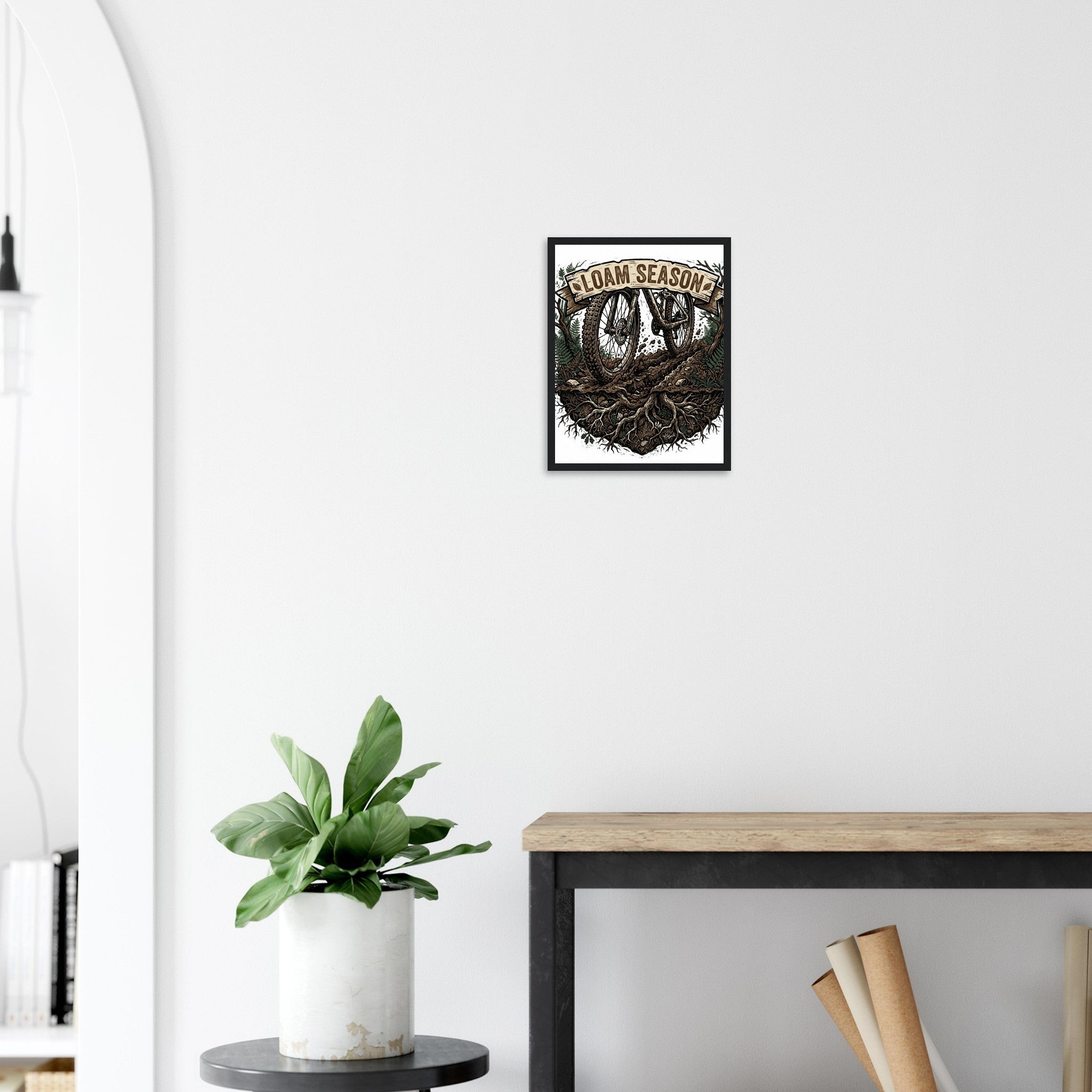 Loam Season Framed Print | Mountain Bike Wall Art - view 9