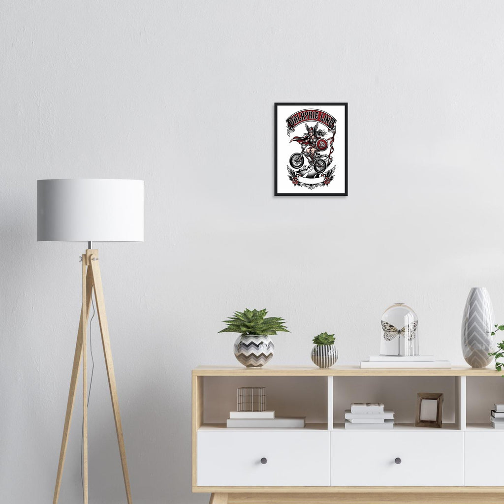 Valkyrie Line Framed Print | Mountain Bike Wall Art - view 7