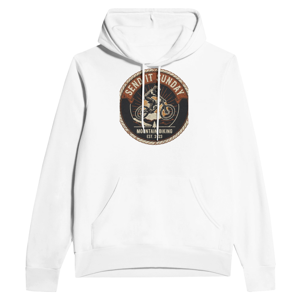 Send It Sunday Dark MTB Hoodie | Mountain Bike & Pump Track Hoodie