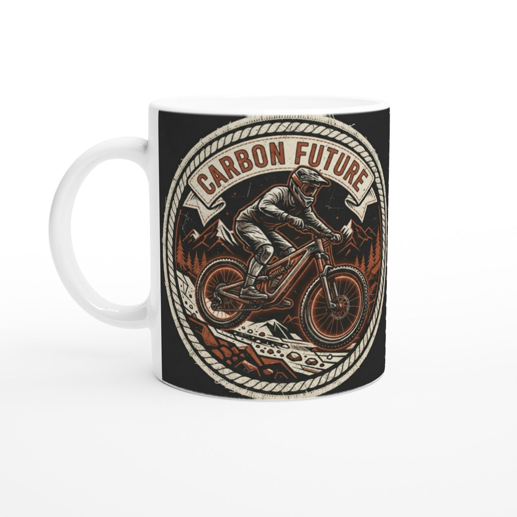 Carbon Future MTB Mug | Mountain Biker Coffee Mug