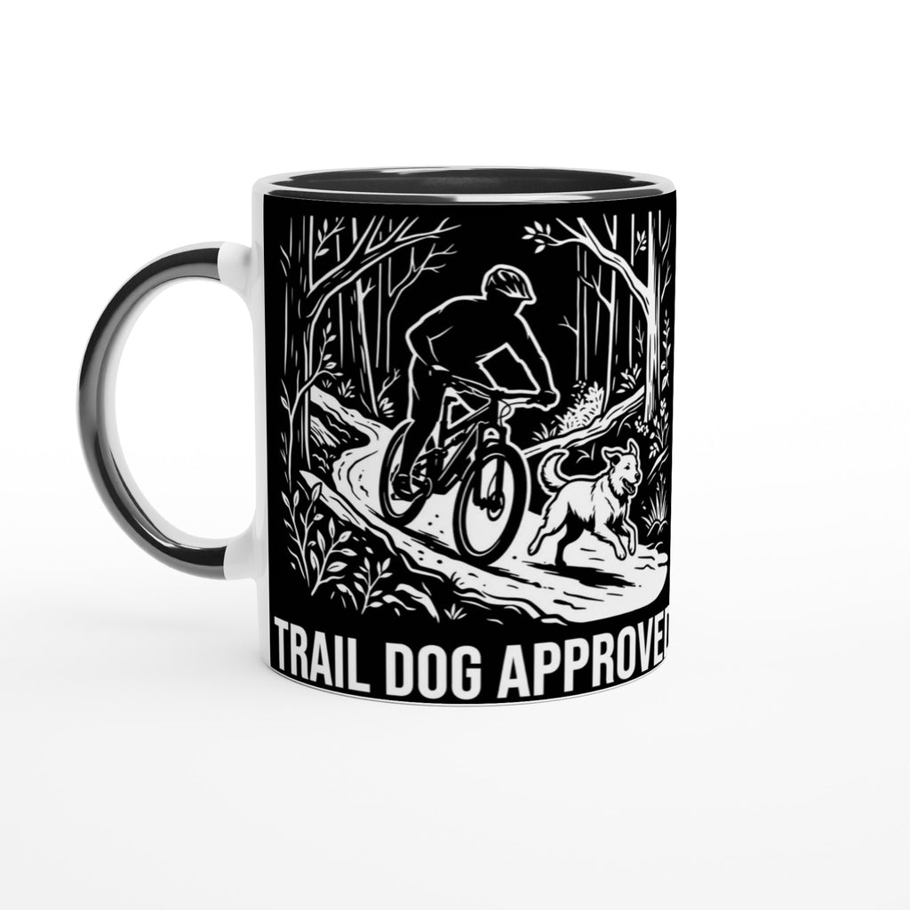 Trail Dog Approved MTB Mug | Mountain Biker Coffee Mug - view 8