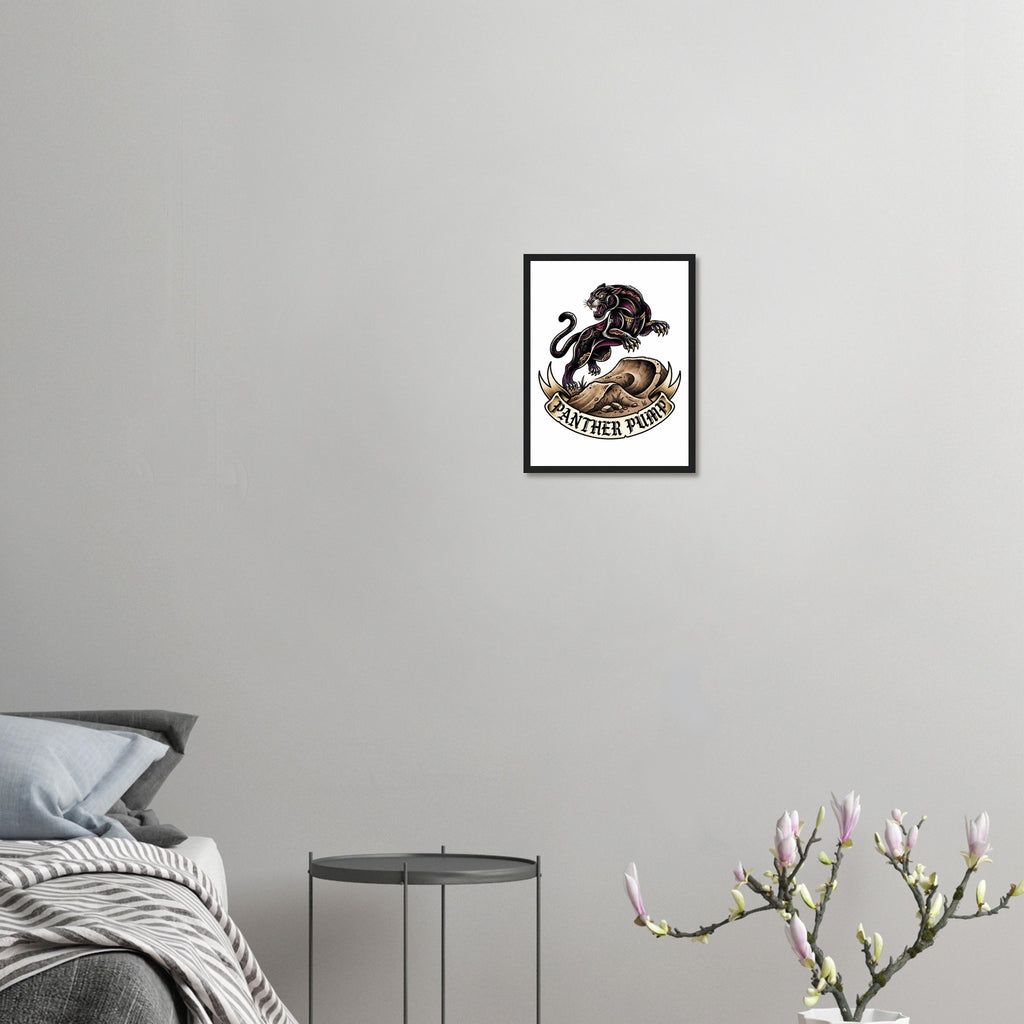Panther Pump Framed Print | Mountain Bike Wall Art - view 5