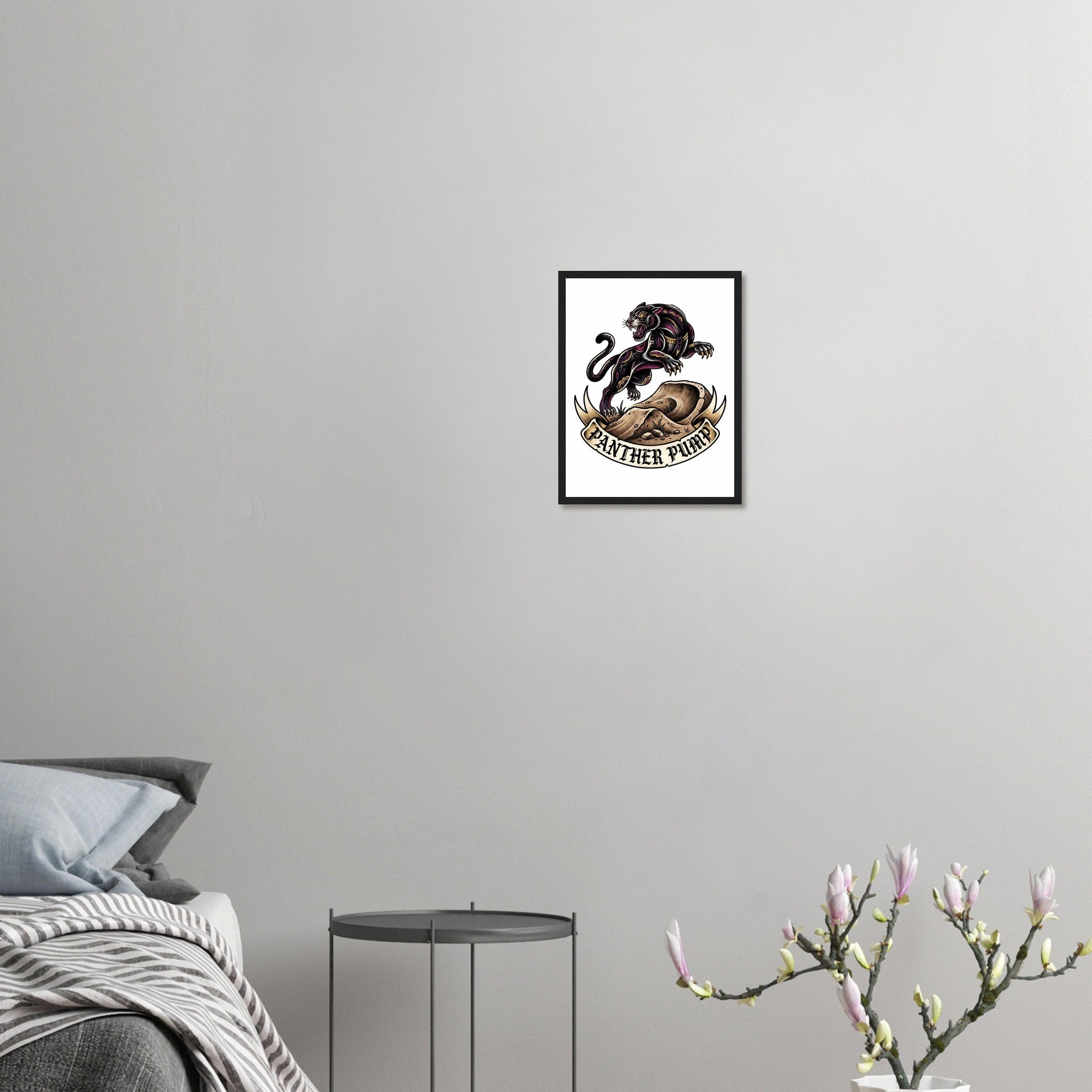 Panther Pump Framed Print | Mountain Bike Wall Art - view 5