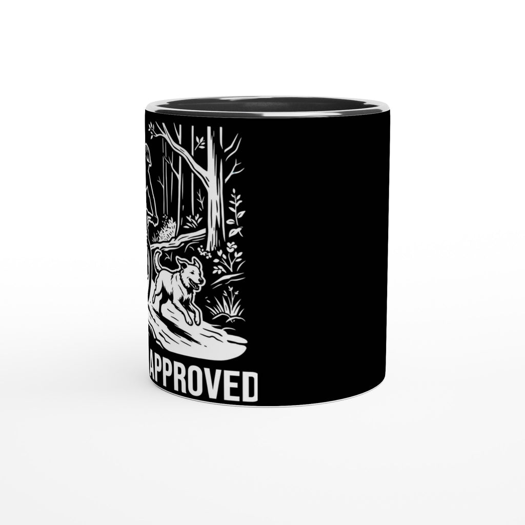 Trail Dog Approved MTB Mug | Mountain Biker Coffee Mug - view 3