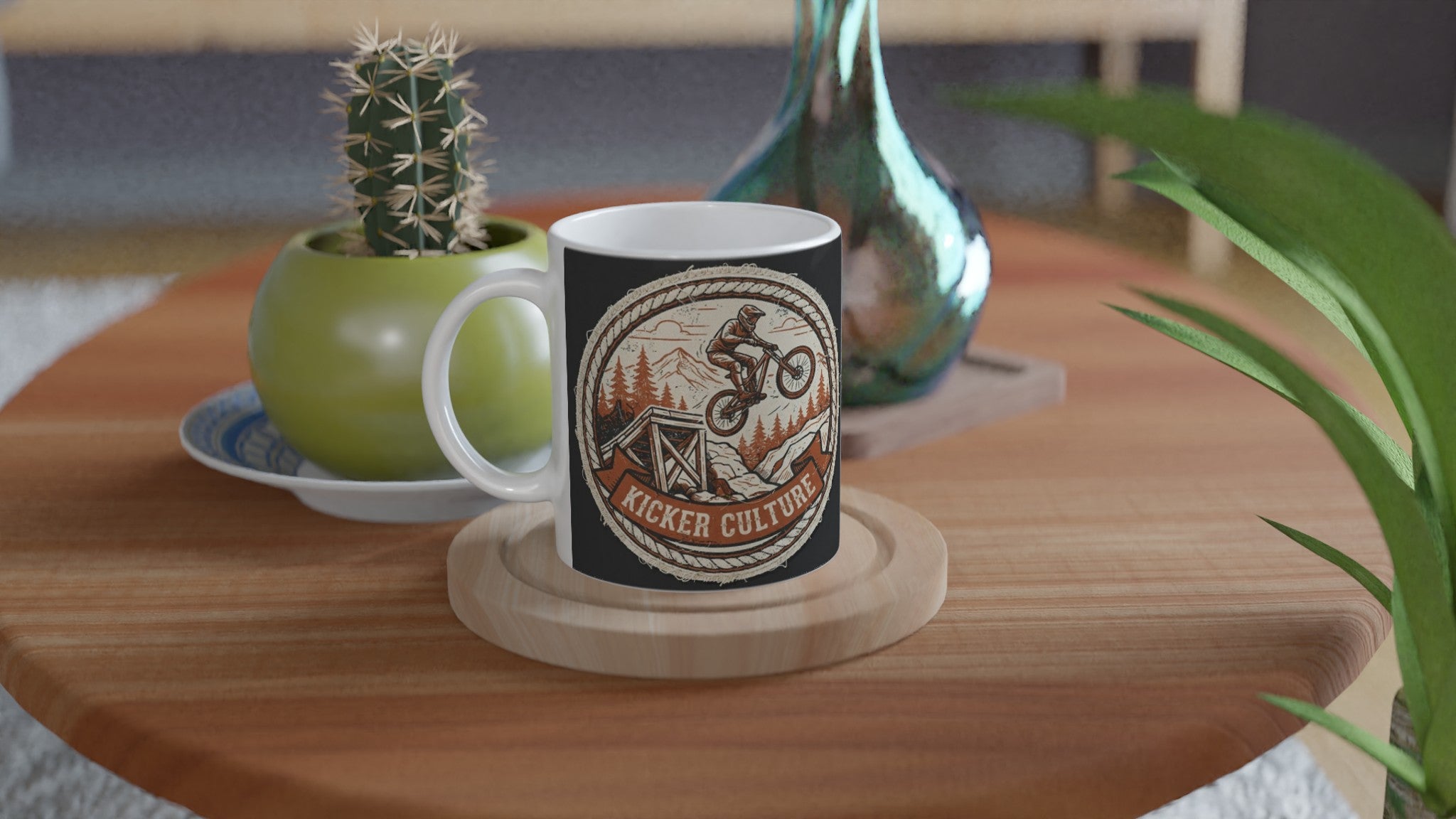 Kicker Culture MTB Mug | Mountain Biker Coffee Mug - view 4